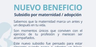 Subsidio por maternidad y adopción